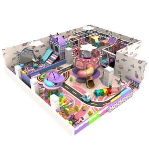 Ventes directes usine Liban : Ensemble d'intérieur de haute qualité au design moderne style labyrinthe, avec toboggan commercial pour enfants et piscines à balles pour aire de jeux intérieure - Product Image 1