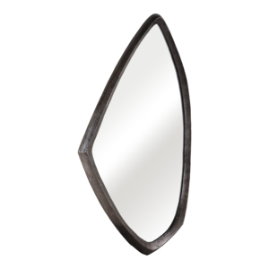 Specchio da parete moderno asimmetrico, scultura decorativa per camera da letto, corridoio, ingresso, soggiorno. - Product Image 2
