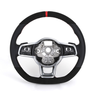 Volant en cuir directement de l'usine pour Volkswagen Golf 5 6 7 8 GTI R Line Polo Passat CC Jetta Tiguan GLI GTS GTD Scirocco