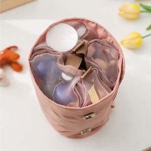 Portable Detachable Mesh <b>Zipper</b> <b>Bag</b> Pouch Roll up Travel <b>Bag</b> Makeup <b>Storage</b> Organizer Nylon Cosmetic <b>Bag</b> - Product Image 6