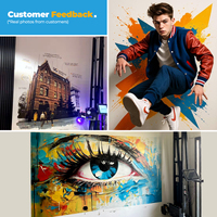 Impresora de Pared de Alta Precisión, Máquina de Impresión de Paredes 3D, Impresora Vertical de Murales, Máquina de Impresión para Pintar Paredes y Pegatinas