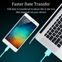 Cable trenzado de nylon USB A a tipo C para teléfono móvil Cargador USB de carga rápida Cable USB tipo C