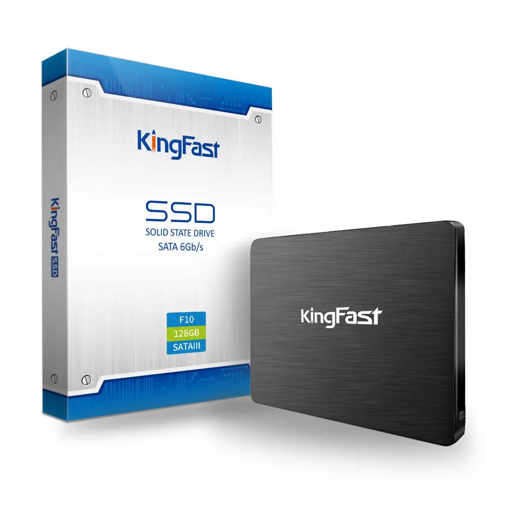 KingFast marka 2.5 inç SATAIII 120GB SSD sabit disk dizüstü bilgisayar için Metal kabuk hediye kutusu ambalaj