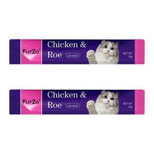 Friandises pour chats FurZo en gros d'usine : Bâtonnets de viande humides pour chats, favorisant la santé digestive et cutanée - Product Image 2