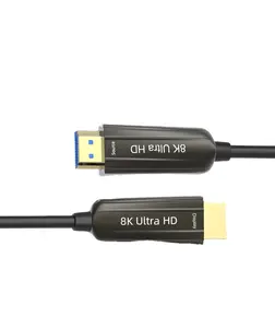 Высокая Скорость 48 Гбит/С штекер к штекеру HDMI 8K кабель AOC волоконно-оптический кабель 8k HDMI 2,1 AOC HDMI волоконно-оптический кабель 100 метр
