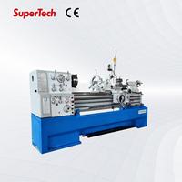 Tour à métaux manuel Supertech C6256 - 560 mm de portée, 2000 mm de précision élevée, machine robuste pour l'acier au carbone et l'acier inoxydable