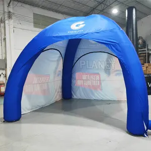 Outdoor Sportveranstaltungen tragbares Werbeaktion-Spider X-Dome-Zelt aufblasbares Air Arch-Ausstellung-Trade-Show-Zelt