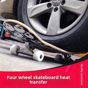 Planche à roulettes professionnelle de 31 pouces en bois d'érable pour le street-skating, à quatre roues, pour bébés, avec deck concave double kick, Jinhua Zhejiang - Product Image 4