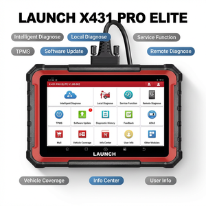 Новый Запуск 2026 X431 Pro Elite двунаправленное сканирование ECU Coding CANFD DOIP, FCA autoautouth VAG Guide для автомобилей 12V - Product Image 1