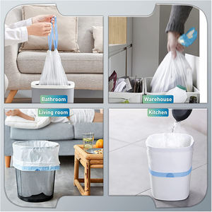 ถุงขยะแบบหูรูดเป็นมิตรต่อสิ่งแวดล้อมสำหรับขยะในครัวออร์แกนิกเป็นมิตรต่อสิ่งแวดล้อมทำจากโรงงานย่อยสลายได้ - Product Image 3