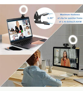 Anneau lumineux LED de 6 pouces pour salon de beauté avec lumière de remplissage pour diffusion en direct, lumière circulaire de table à intensité variable pour selfie, maquillage, <span class=keywords><strong>Youtube</strong></span> - Product Image 5