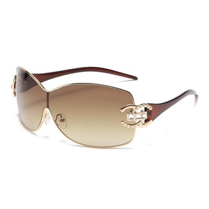 Lunettes de soleil Y2K Shield à monture intégrale, verres miroir UV400, mode décontractée pour femmes 2024 - Product Image 4