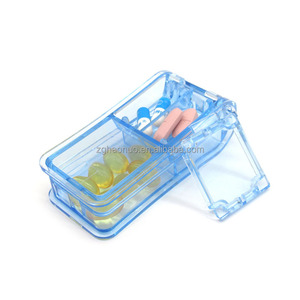 Taglia Pillole Portatile, Kit per Dividere e Conservare le Compresse, Scatola Portapillole con Taglia Pillole, Frantumatore di Pillole da Viaggio - Product Image 4