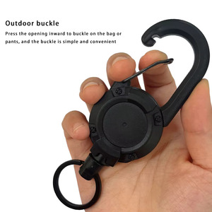 Porte-clés Yoyo Rétractable Robuste en Plastique Coloré avec Logo Personnalisé, Anti-Perte, et Clip Mousqueton pour Badge – Vente en Gros - Product Image 5
