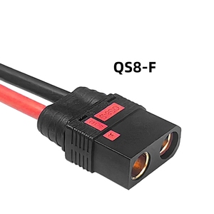 Cable de alimentación macho y hembra 130A QS8-S con protección anti-ignición para ensamblaje de baterías de litio de drones agrícolas y vehículos eléctricos - Product Image 3