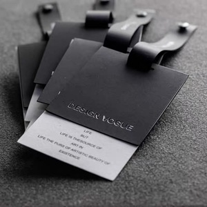 Round <strong>Shape</strong> <strong>Custom</strong> Clothing Hang <strong>Tags</strong> Unique Die Cut Garment Swing <strong>Tags</strong> Creative Apparel Brand Labels Manufacturer Supplier - Product Image 2