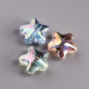 Abalorios de Estrella Pentagrama Iridiscente UV, Cabujones de Estrella para Manualidades, Adornos - Product Image 3