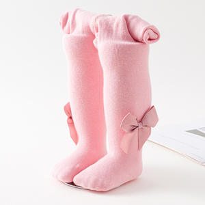 Medias de algodón para niños al por mayor Para Bebes Medias para niñas Medias Calcetines hasta la rodilla Calcetines para niñas - Product Image 2