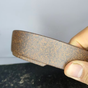 Pot à bonsaï en argile ovale fait à la main, non verni, de luxe, or, nouveau et populaire, 2026 - Product Image 5