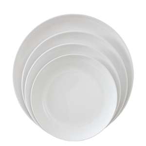 Platos de cocina redondos de melamina para restaurante, plato blanco resistente a roturas de 11 pulgadas - Product Image 4