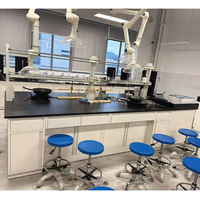 Table de console de banc d'essai de laboratoire de surface en PP tout acier moderne Yazhi avec panneau en bois de bouleau pour l'utilisation scolaire d'atelier d'hôpital