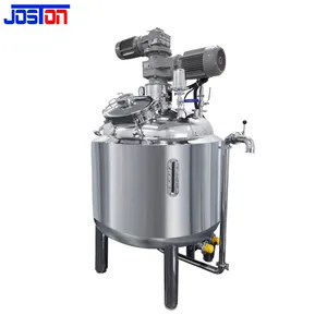 JOSTON Stainless steel jacket heating reactor kettle Glue Melting Tank Soyabean Saumixing Blend Gelatin Mixing Machine