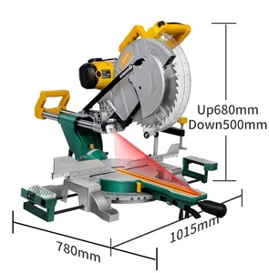 Sierra <span class=keywords><strong>de</strong></span> <span class=keywords><strong>Inglete</strong></span> Deslizante Industrial <span class=keywords><strong>de</strong></span> 2000W 305mm 12 Pulgadas, Sierra Eléctrica para Cortar <span class=keywords><strong>Madera</strong></span>, Maquinaria para Carpintería - Product Image 5