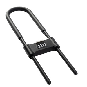 Candado en U Yuefeng de acero de 13 mm de grosor con combinación mecánica para puerta de vidrio y seguridad de bicicletas - Product Image 1