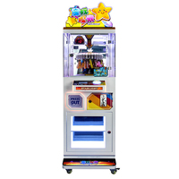 Machine de jeu à attraper les prix pour un joueur, thème étoile, éclairage LED, à monnayeur, pour intérieur et aire de jeux
