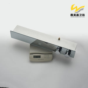 Cabezal de Ducha Cuadrado Grande para Proyectos Hoteleros, Extra Ancho de 620 mm, con Repisa, Ducha de Lluvia Superior para Baño, Grifo con Pantalla Digital Pulida - Product Image 2