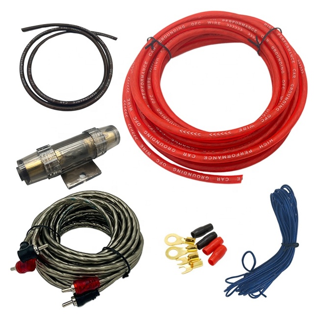 CCA 6GA Car Audio Subwoofer Installation Cable Suit Power Cable Amplifier  Wiring Kit for Car