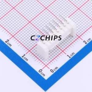 ZX-HY2.0-8PWZ Wire-to-Board Pin Header Bent Lead Through Hole,P=2mm Connector 1x8P 2mm Right Angle Insert HY - Product Image 2