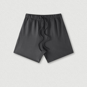 Venta al por mayor de ropa de calle de moda personalizada pantalones cortos para correr Cordón de los hombres 100% algodón holgado deportes gimnasio pantalones cortos - Product Image 4