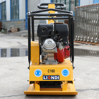 Compacteur à plaques vibrantes mini réversible certifié CE, 175 kg, pour le compactage des sols municipaux