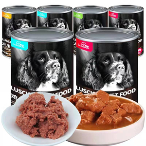 Fabrika toptan 375g sığır ve tavuk lezzet büyük kutular 6 kutular/kutu köpek aperatif ıslak gıda et blok ve tutkal - Product Image 1