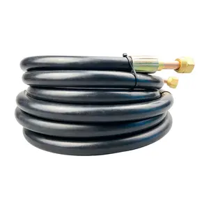 Manguera de aislamiento de goma de Gas de alta resistencia flexible y duradera personalizada de 3/8 "para aire acondicionado