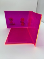 Plaques acryliques PMMA transparentes colorées personnalisées 2mm 3mm 4mm avec service de découpe pour affichage publicitaire