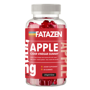 Improve Immune Accelerate Energy <b>Metabolism</b> Overall Wellness NO Sugar Based Gelatin Free Apple Cider Vinegar Health Gummies - Product Image 1
