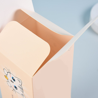 Boîtes rigides personnalisées pour cadeaux promotionnels publicitaires de dessins animés, avec gaufrage et impression sur papier recyclable
