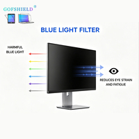 Filtro de Privacidad de 4 Lados 360 °   Protector de Pantalla Anti-Espionaje para Monitor de Computadora, Anti-Reflejos, con Filtro de Luz Azul, Suministro Estable de Fábrica