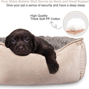 Rectangle <b>Dog</b> <b>Bed</b> for Large Medium Small <b>Dogs</b> - Washable Orthopedic <b>Sofa</b> <b>Bed</b> Soft Breathable Puppy & Pet Cuddler - Product Image 6