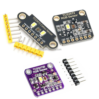 ZOPRO TCS34725 Série Standard Capteur de reconnaissance de couleur haute précision Module de détection de lumière RGB Interface I2C Compatible STM32