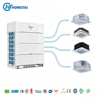 Unité extérieure VRF Midea de haute qualité à refoulement latéral T3, 22,4-375 kW (8-134 CV), pour écoles en immeubles de grande hauteur