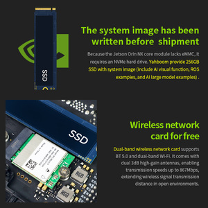 Bộ phát triển mô hình AI lớn Jetson Orin NX SUPER với RAM 8G/16GB, 117TOPS/157TOPS, phích cắm US hoặc EU, kèm SSD M.2 256GB - Product Image 5