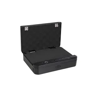 Hot Sale Keyword Fingerprint Safe Aluminium Alloy Storage Watch Box Hard Plastic Watch Case Only Box