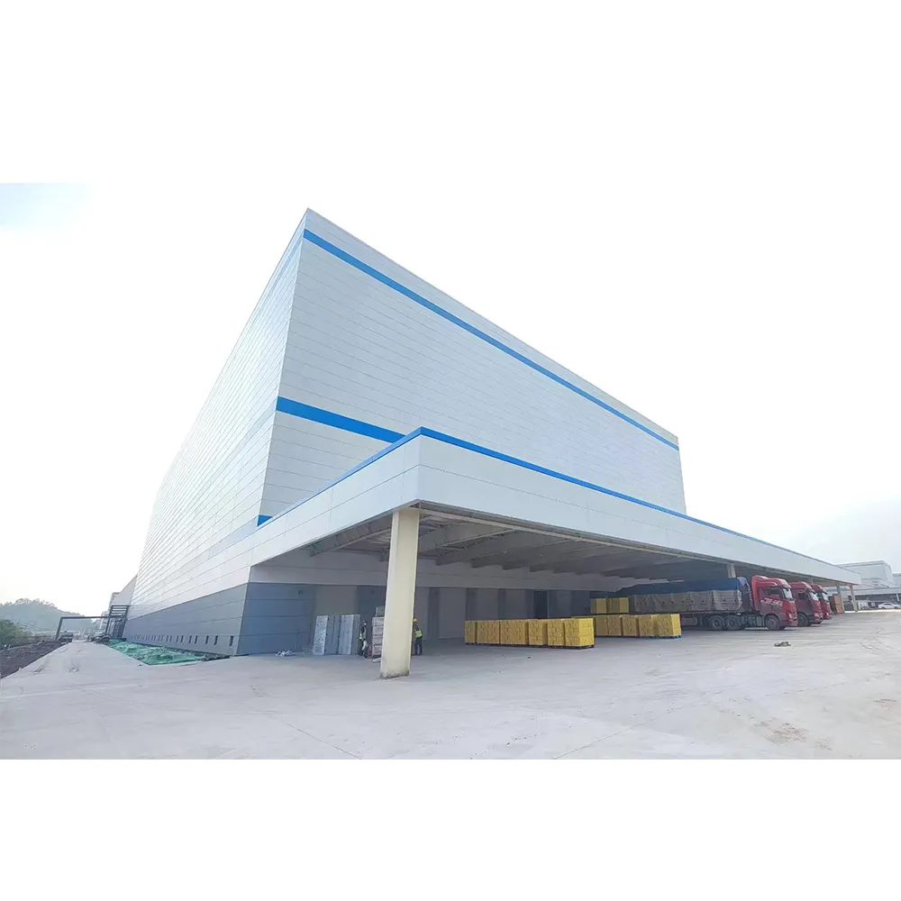 High Quality Factory Industrial Workshop Metal Building Prefab Steel Structure Warehouse