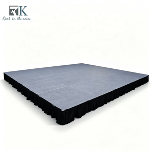 Scène de mariage en aluminium, scène intelligente pour événements, plateforme avec jupes décoratives pour extérieur et intérieur - Product Image 1
