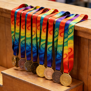 Cintas Personalizadas para Credenciales y Medallas | Tejido de Poliéster Satén - Product Image 1