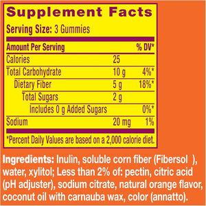 Bonbons gélifiés de fibres de haute qualité favorisant un équilibre digestif plus sain, stimulant la digestion, mélange de fibres probiotiques et prébiotiques. - Product Image 6