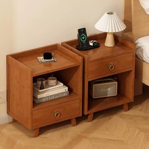 Minimalist bedside table, <b>small</b> household bedside storage <b>cabinet</b>, modern storage <b>cabinet</b>, bedroom shelf, bedside table - Product Image 4